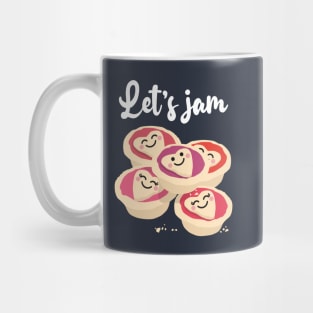 Let's Jam (Tarts) - Pink Mug